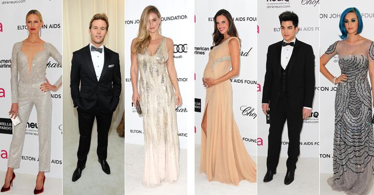 Pós-Oscar: Famosos comparecem à festa beneficente de Elton John