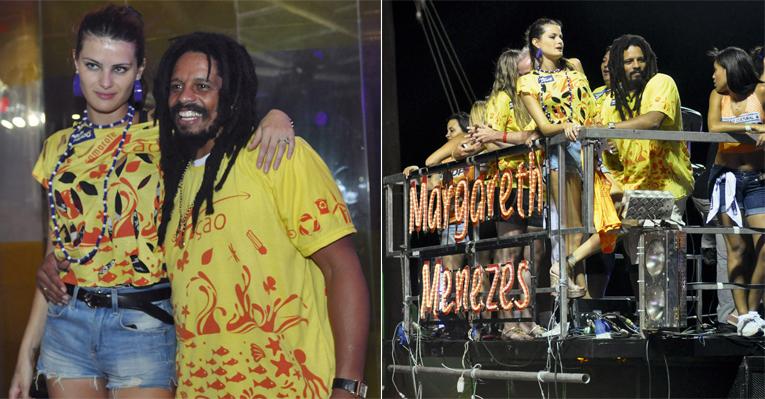 Folia de Isabeli Fontana e Rohan Marley