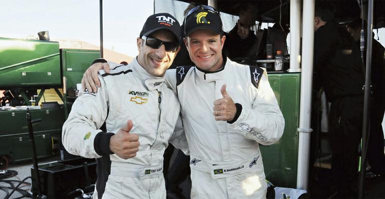 Rubens Barrichello sobre Tony Kanaan: ‘É a primeira vez que corro com um irmão’