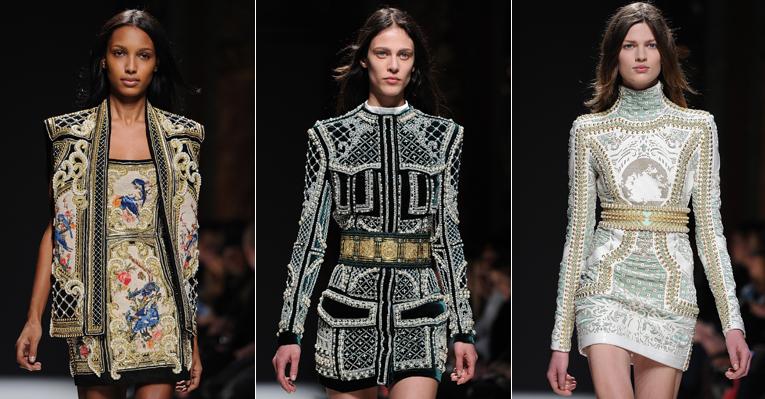 Paris Fashion Week: Grifes apostam em inverno com brilho e cores fortes