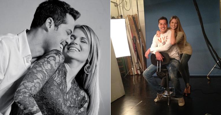 Susana Werner e Julio Cesar fazem ensaio fotográfico romântico