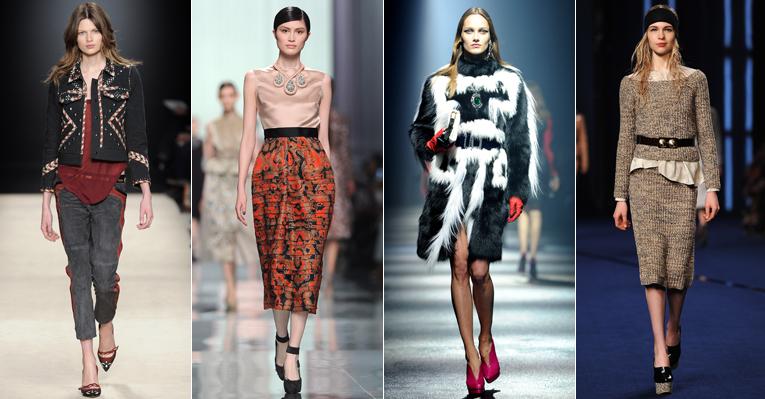 Inverno chique na passarela do Paris Fashion Week