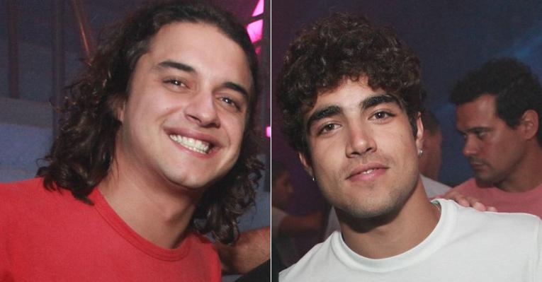 Atores de ‘Fina Estampa’ curtem balada no Rio