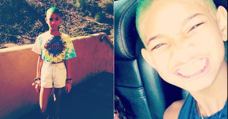 Willow Smith inova mais uma vez na escolha da cor dos cabelos. A moda agora é verde