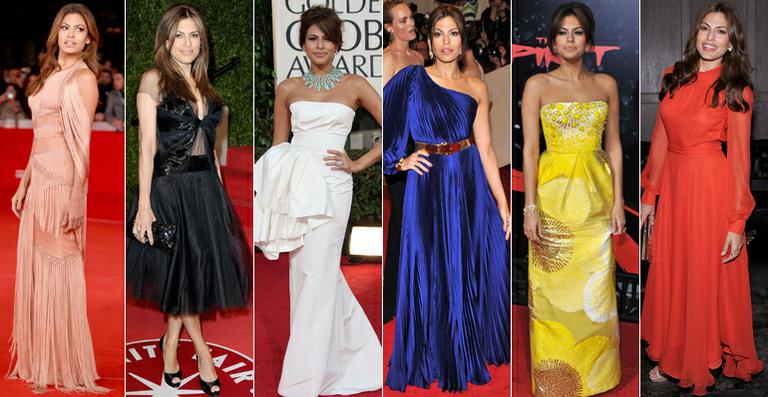 Eva Mendes completa 38 anos: veja fotos do estilo romântico da atriz