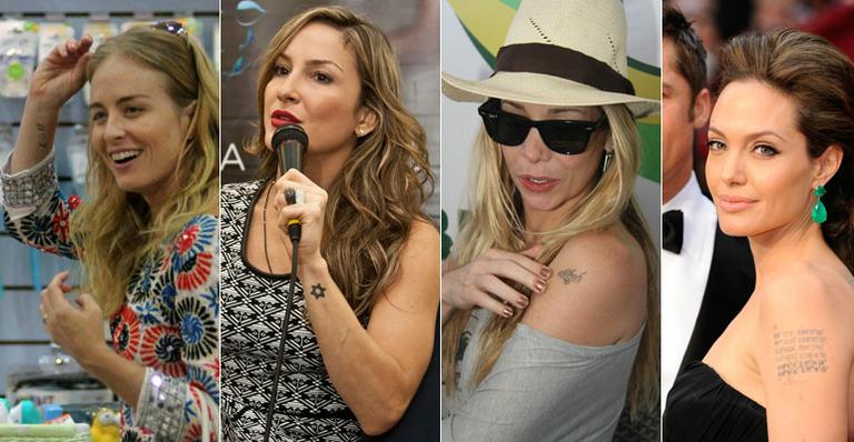 Mamães famosas que homenagearam os filhos com tatuagens