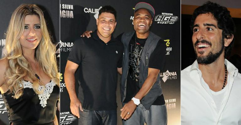 Vips prestigiam Anderson Silva na pré-estreia de ‘Como Água’ em SP