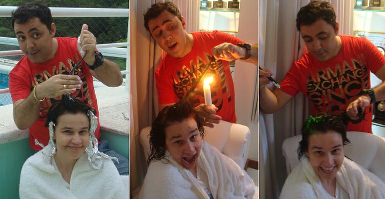 Claudia Rodrigues faz tratamento de beleza antes de voltar ao trabalho