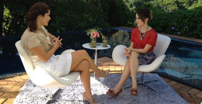 Sandy grava como apresentadora do ‘Superbonita’