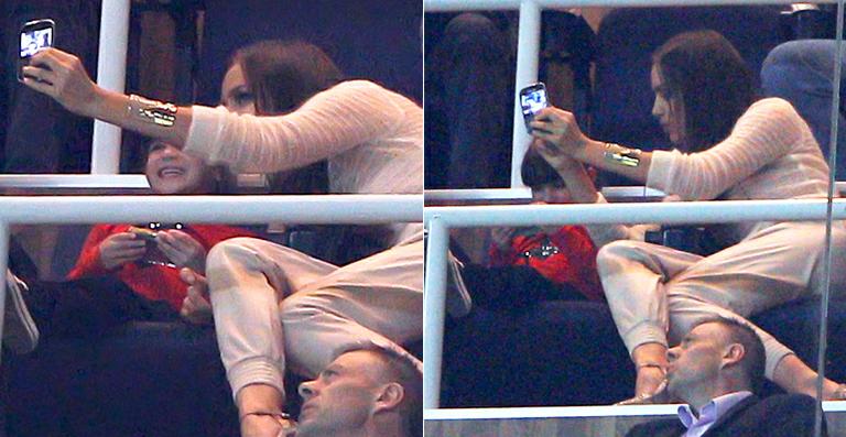 Filho de Cristiano Ronaldo é paparicado pela namorada do pai, Irina Shayk