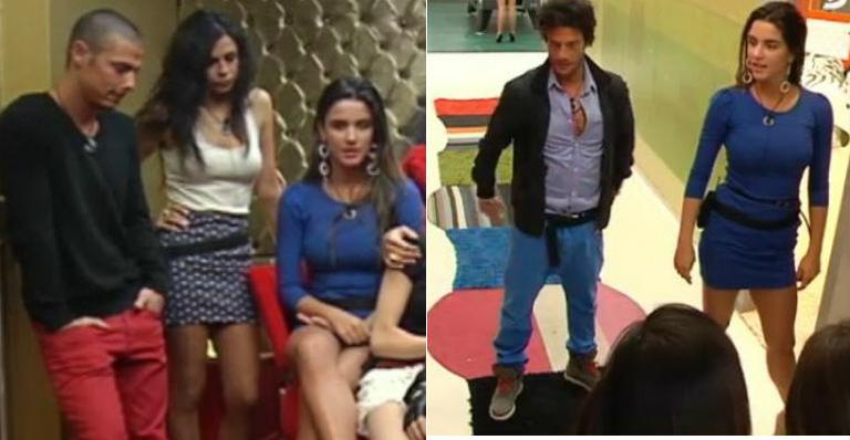 Laisa interage com brothers espanhóis