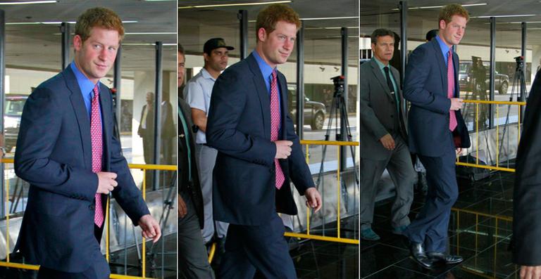 Príncipe Harry chega ao Rio de Janeiro