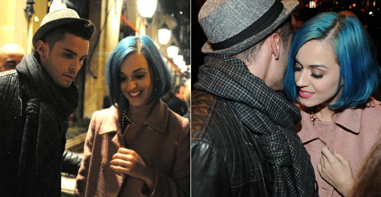 Katy Perry curte noite ao lado de modelo francês que já se declarou para ela