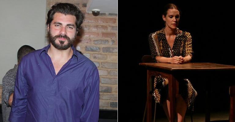 Thiago Lacerda prestigia peça da mulher, Vanessa Lóes, no Rio