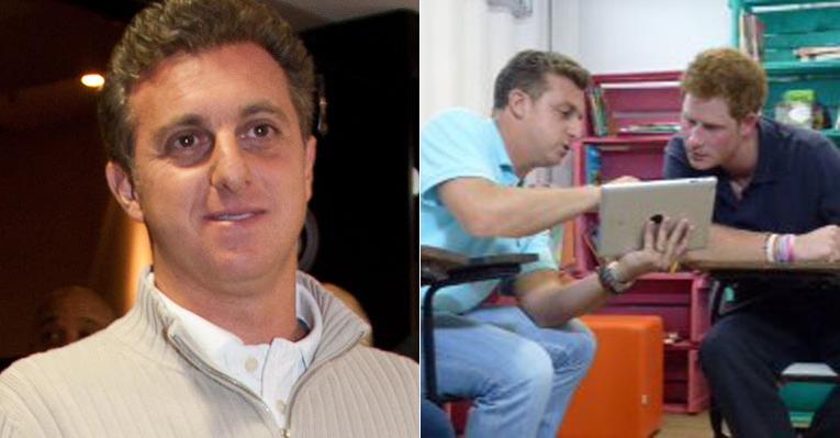 Luciano Huck entrevista príncipe Harry no Complexo do Alemão