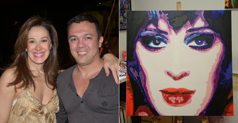 Claudia Raia ganha quadro com look do musical ‘Cabaret’