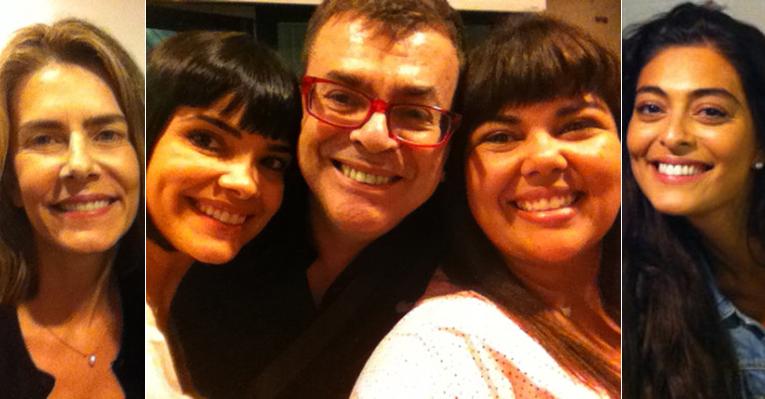 Walcyr Carrasco se encontra com o elenco de ‘Gabriela’