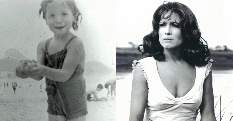 Susana Vieira abre álbum de fotos e mostra imagem da infância