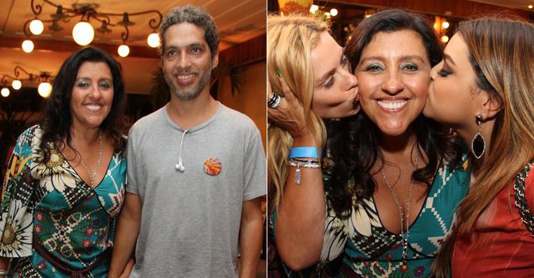 Regina Casé recebe amigos em festa do programa ‘Esquenta!’
