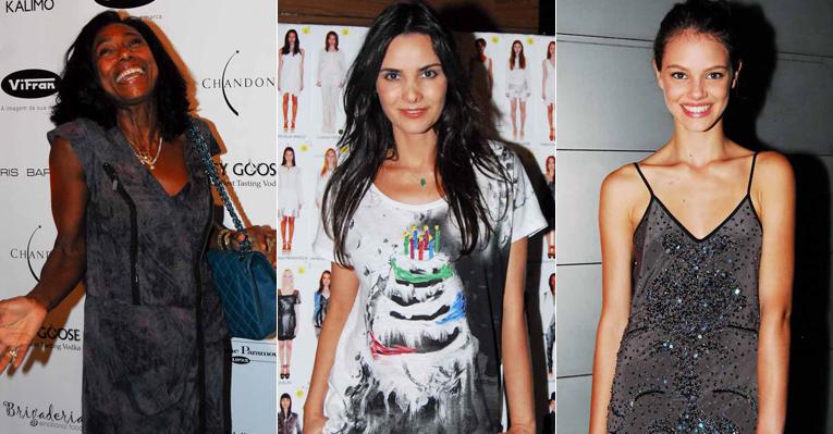 Belas prestigiam desfile de 10 anos da estilista Cris Barros