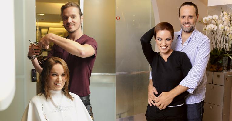 Bruna Di Tullio raspa os cabelos para novela da Record
