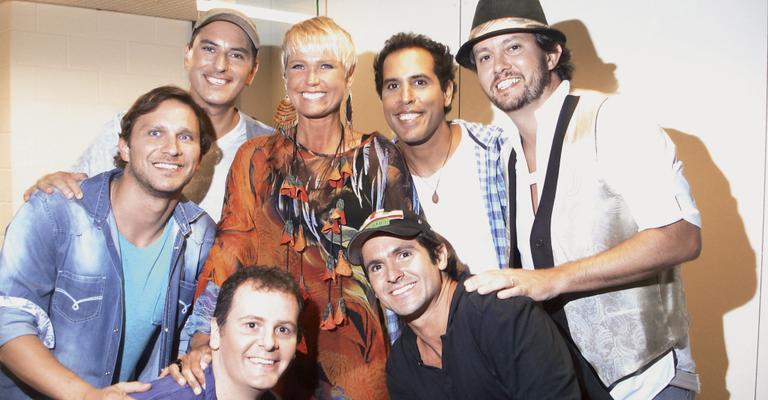 Xuxa: bela anfitriã para os Inimigos da HP