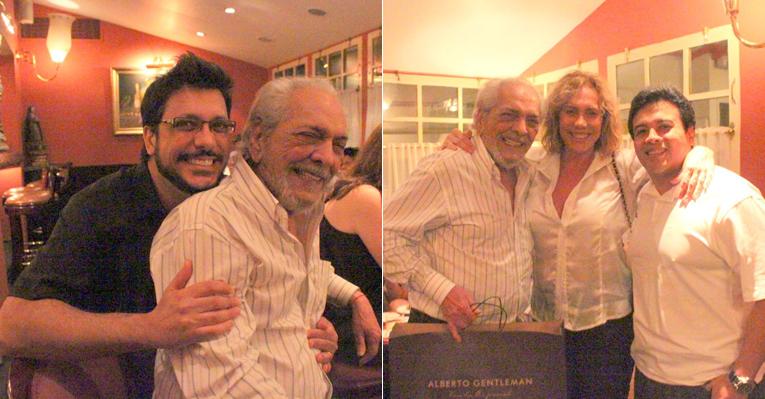 Ao lado da família e de Arlete Salles, Lúcio Mauro completa 85 anos