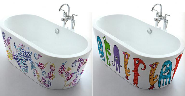Living Design: Banheiras com personalidade