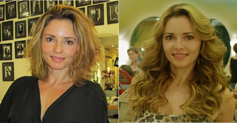 Rita Guedes faz alongamento para personagem em ‘As Brasileiras’