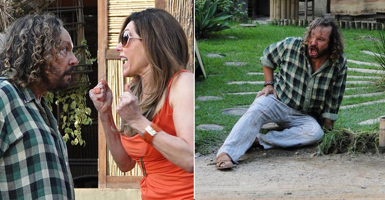 Em ‘Fina Estampa’, Tereza Cristina atropela Álvaro, após dizer que não quer ser chamada de irmã por ele
