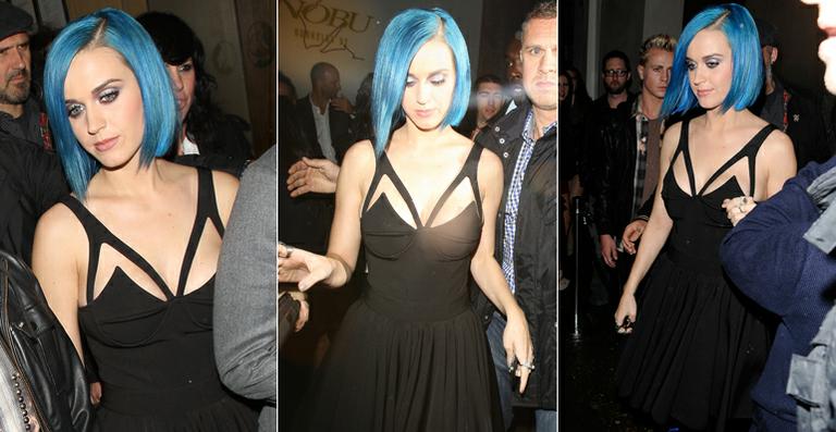 O pretinho ousado de Katy Perry em Londres