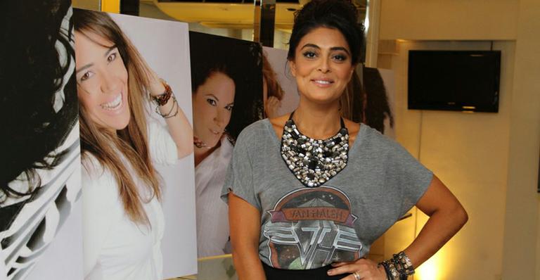 Despojada, Juliana Paes brilha em evento familiar