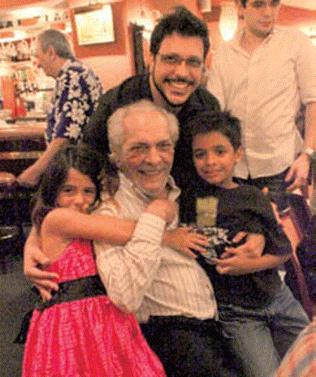 Lúcio Mauro celebra seus 85 anos no Rio