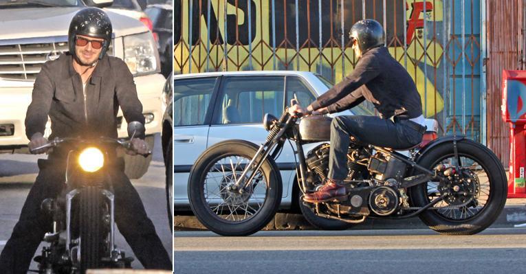 ‘Motoqueiro’, David Beckham passeia por Los Angeles