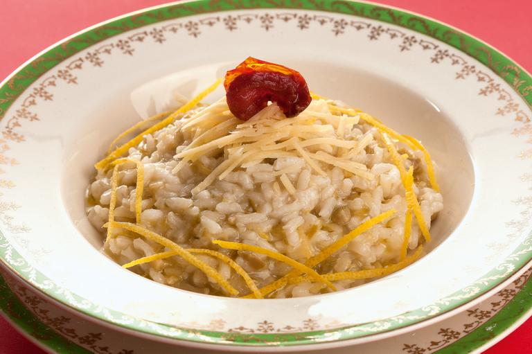 Risoto ao limão siciliano