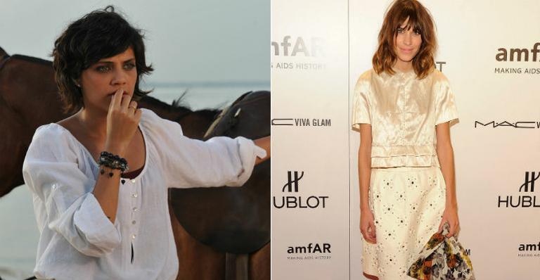 It girl Alexa Chung inspira visual da Miriam, de ‘Amor Eterno Amor’