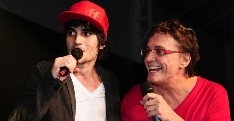 Fiuk será filho de Fábio Jr. até na novela ‘Aquele Beijo’