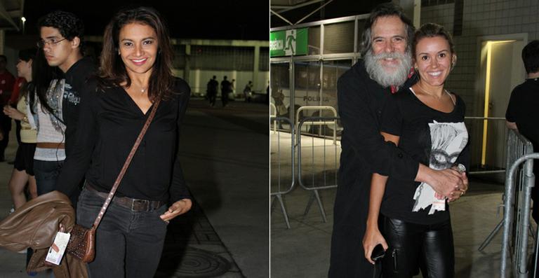 Dira Paes e José de Abreu em show de Roger Waters no Rio
