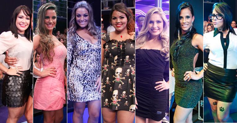 As ex-participantes do ‘BBB12’ arrasam na escolha dos looks para a noite da final