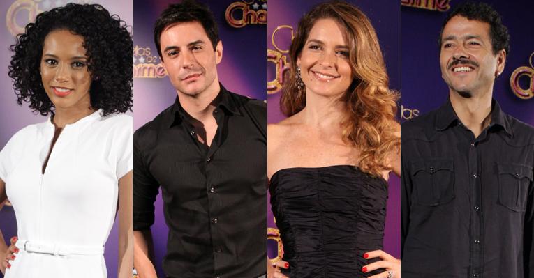 Elenco se reúne em coletiva de lançamento da novela ‘Cheias de Charme’