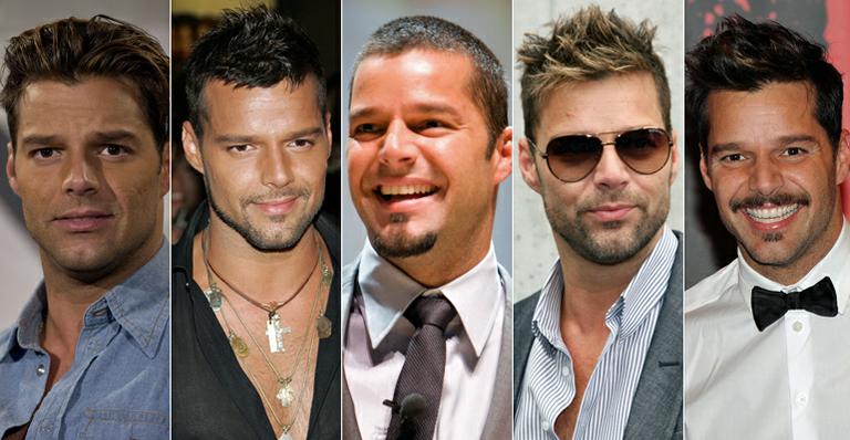 Os cortes de cabelo de Ricky Martin nos últimos 10 anos