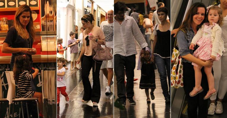 Famosos se divertem ao lado dos herdeiros