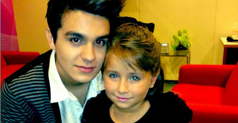 Luan Santana elogia a atriz mirim Jesuela Moro