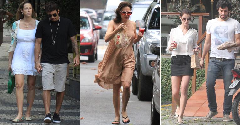 Famosos passeiam na Sexta-feira Santa