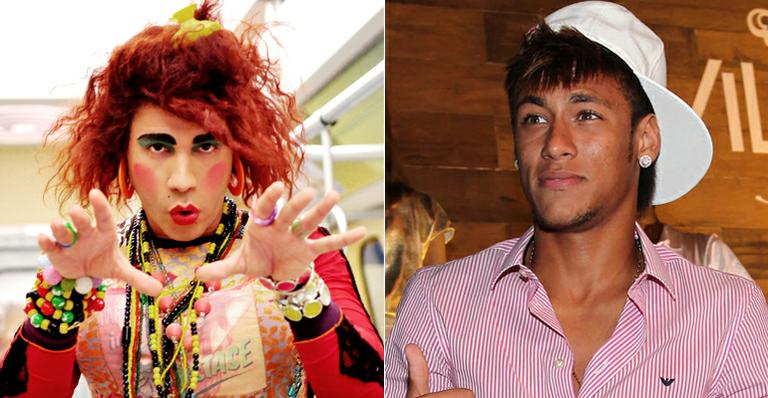 Neymar tieta Rodrigo Sant’anna, a Valéria do ‘Zorra Total’: ‘Ai, como eu tô bandida’