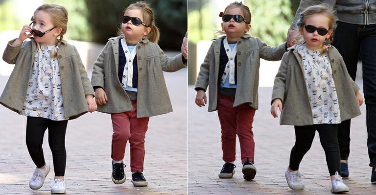 Filhas de Sarah Jessica Parker esbanjam estilo na hora de ir para a escola em NY