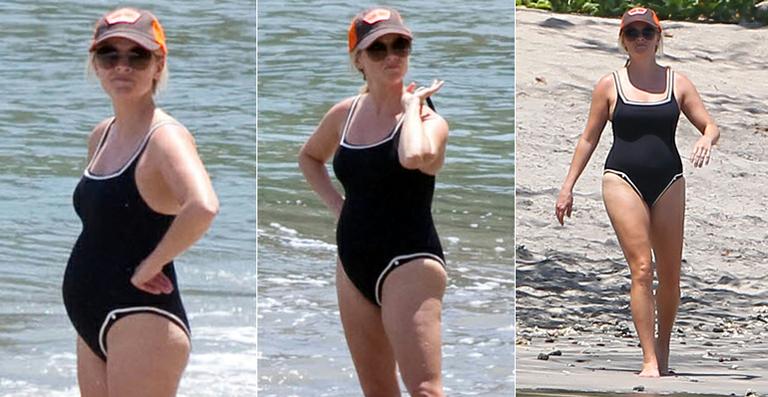 Barriguinha de Reese Witherspoon continua crescendo