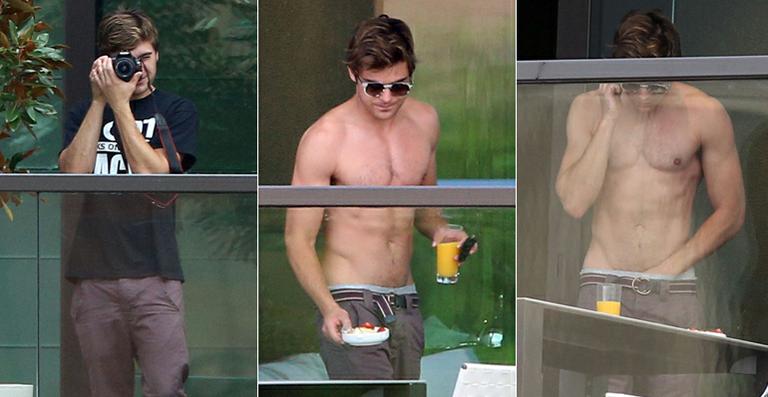 Zac Efron é flagrado em momento íntimo
