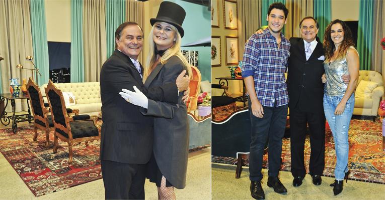 Ronnie Von ganha novo cenário assinado por Bya Barros em seu programa na Gazeta