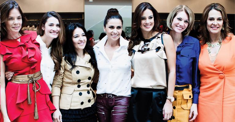 Giovanna Antonelli se une à beldades em lançamento de coleção de inverno